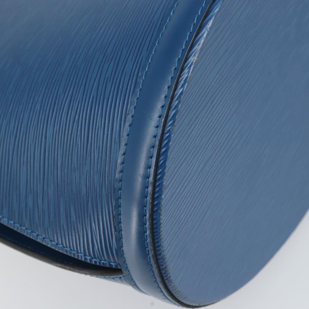 Louis Vuitton Cluny Epi Leather, Blue, Leather, Shoulder Bag