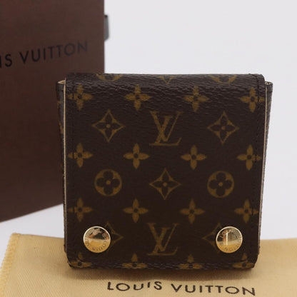 Louis Vuitton Folding Jewelry Case Monogram Canvas, Brown, Canvas, Toiletry Case