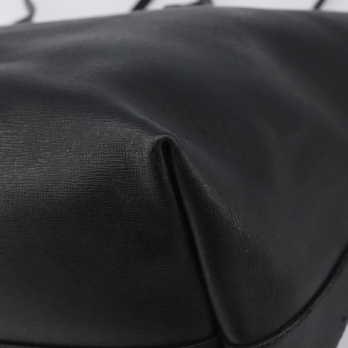 Fendi Monster Roll Leather, Black, Leather, Tote Bag