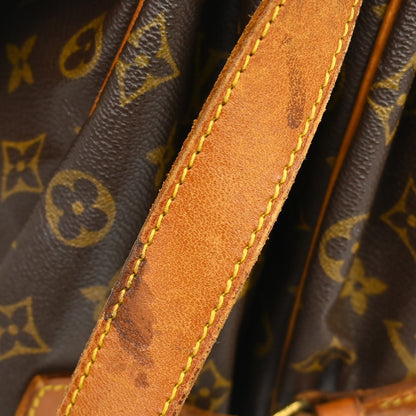 Louis Vuitton Saumur Monogram, Brown, Canvas, Shoulder Bag