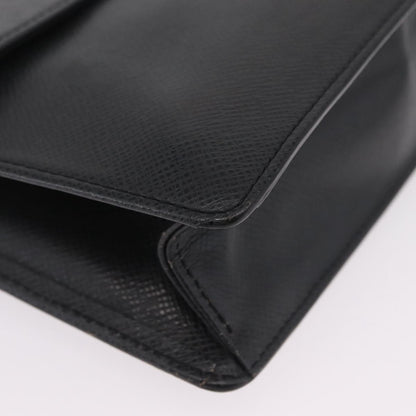 Louis Vuitton Selenga Pochette Taiga Leather, Gray, Leather, Clutch