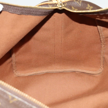 Louis Vuitton Keepall Bandouliere Bag Monogram Canvas, BROWN, CANVAS, Travel bag