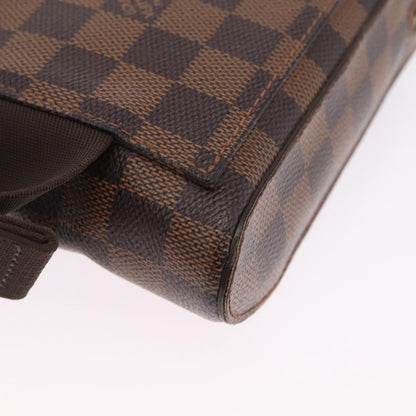 Louis Vuitton Geronimos Waist Damier, Brown, Canvas, Shoulder Bag