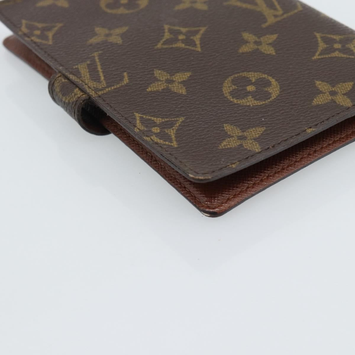 Louis Vuitton Agenda Cover Monogram Canvas, Brown, Canvas, Wallet