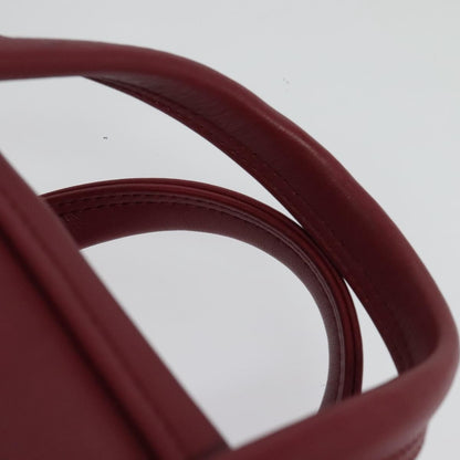 Balenciaga Triangle Duffle Leather, Red, Leather, Handbag
