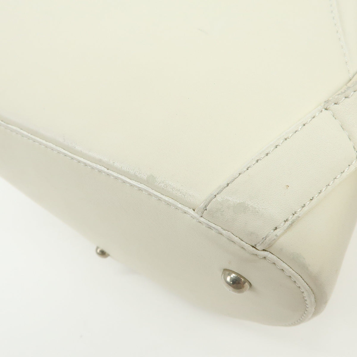 Loewe Anton Sling Leather, White, Leather, Handbag