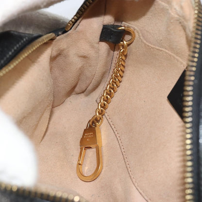 Gucci Ophidia Suede, Black, Suede, Shoulder Bag