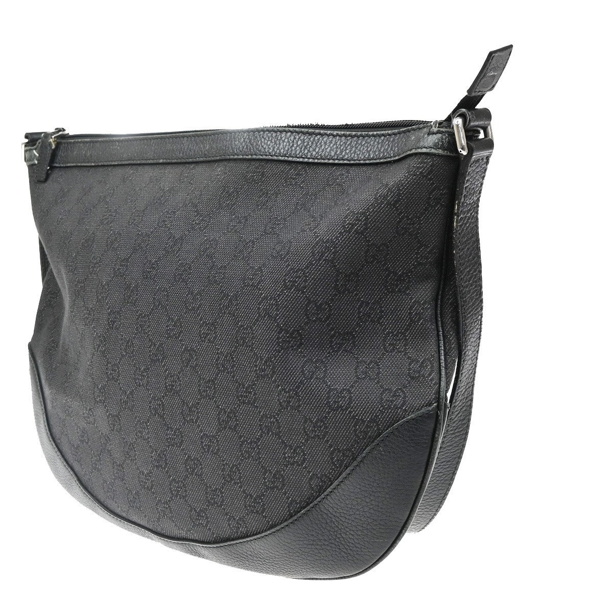 Gucci Shoulder Canvas, Black, Canvas, Shoulder Bag
