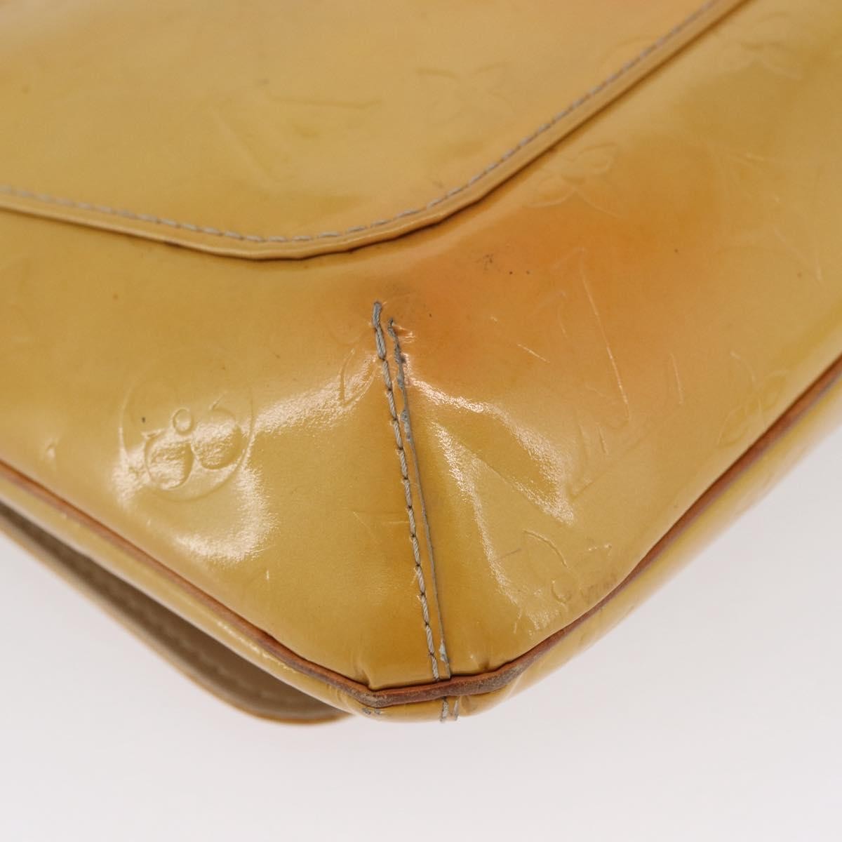 Louis Vuitton Thompson Street Monogram Vernis, Beige, Patent Leather, Shoulder Bag