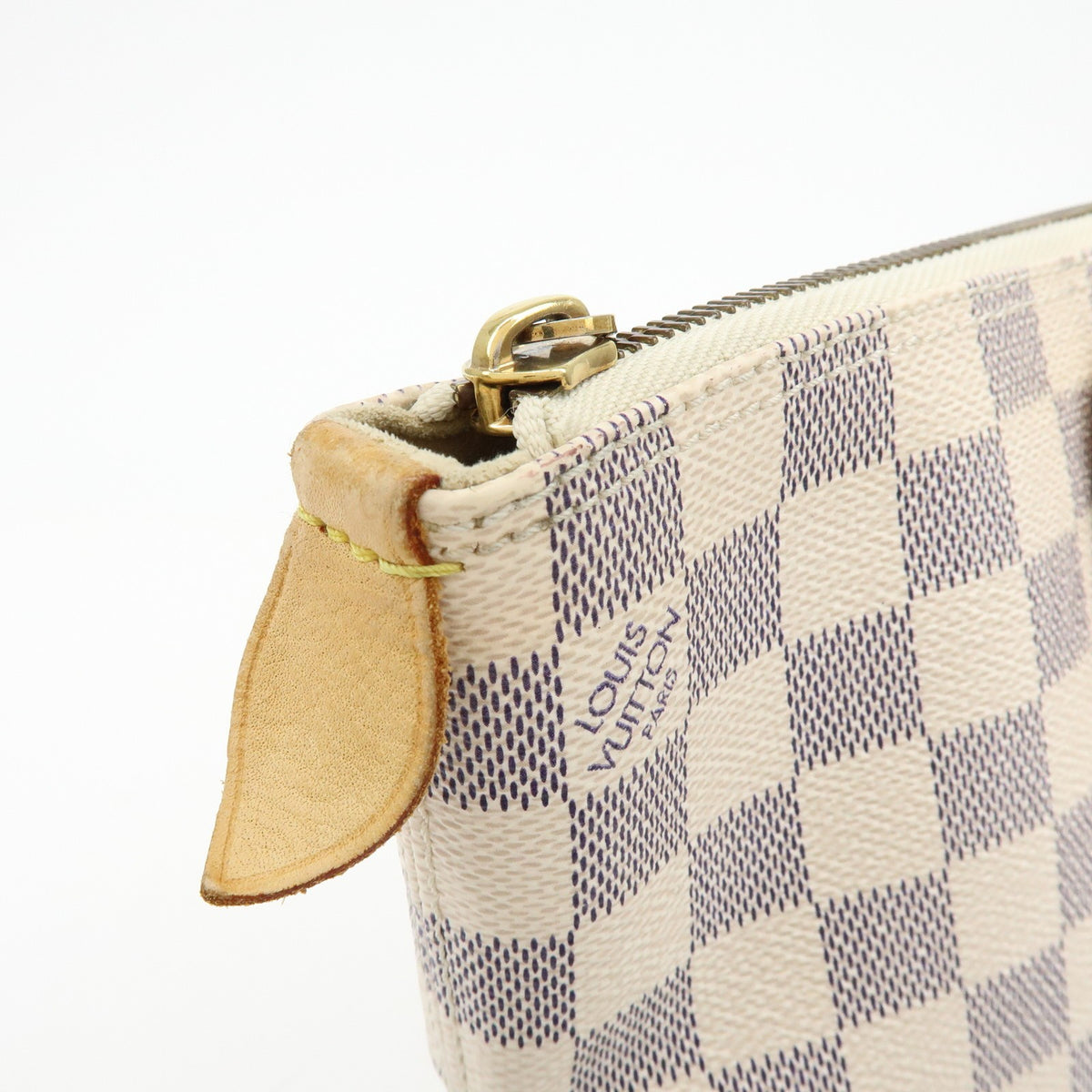 Louis Vuitton Saleya Damier, Beige, Canvas, Handbag