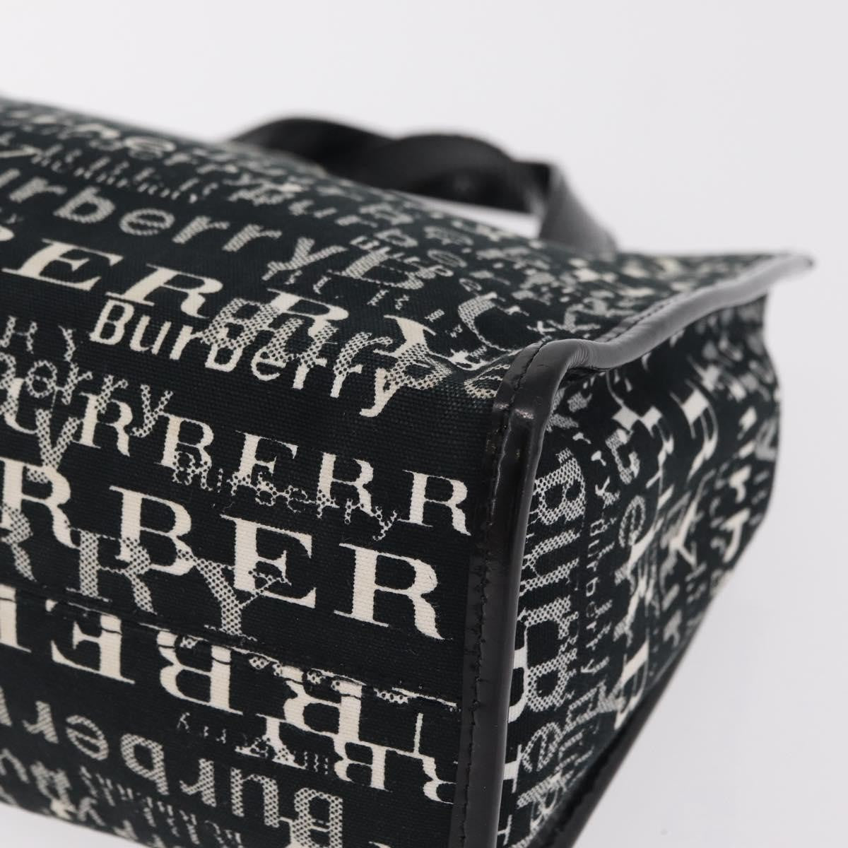 Burberry Logo Trench Nylon, Black, Canvas, Tote Bag