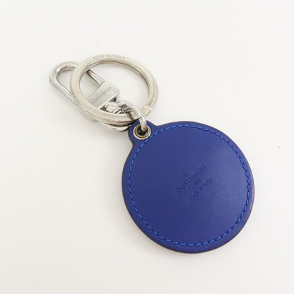 Louis Vuitton LV Circle Bag Charm and Key Holder Metal, Blue, Leather, Charm