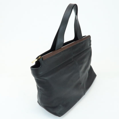 Loewe Tote Leather, Black, Leather, Tote Bag
