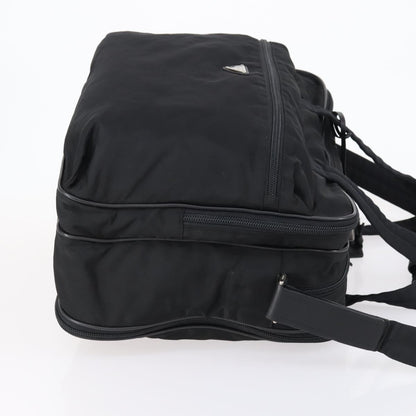 Prada Porta Computer Tessuto and Saffiano Leather, Black, Nylon, Briefcase