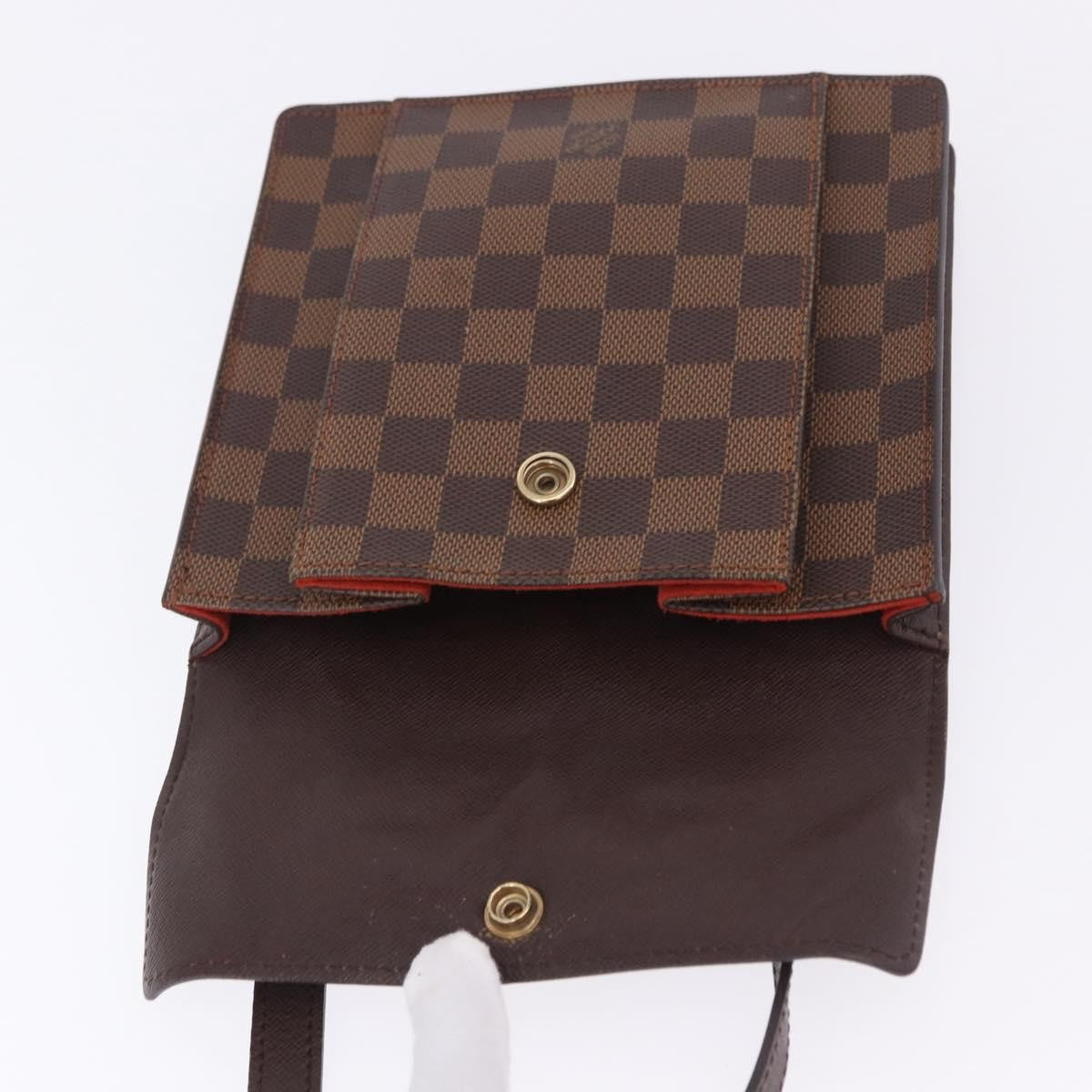 Louis Vuitton Pimlico Damier, Brown, Canvas, Handbag