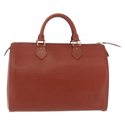 Louis Vuitton Speedy Epi Leather, Brown, Leather, Handbag