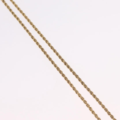 Christian Dior CD Pendant Metal and Crystals, Gold, Metal, Necklace