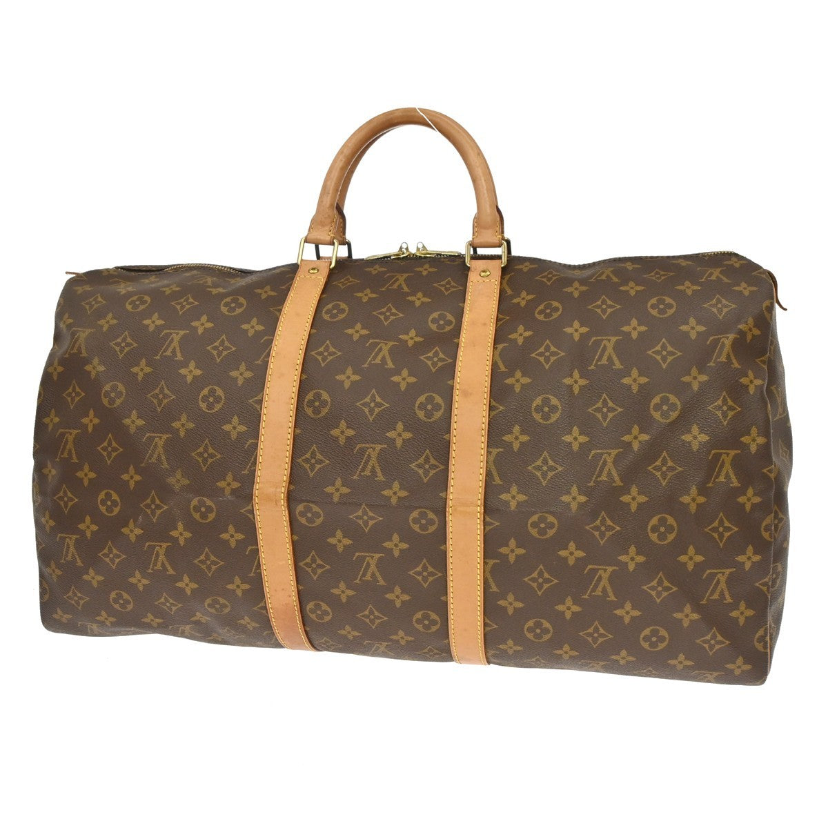 Louis Vuitton Keepall Monogram Canvas, Brown, Canvas, Travel Bag