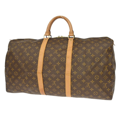 Louis Vuitton Keepall Monogram Canvas, Brown, Canvas, Travel Bag