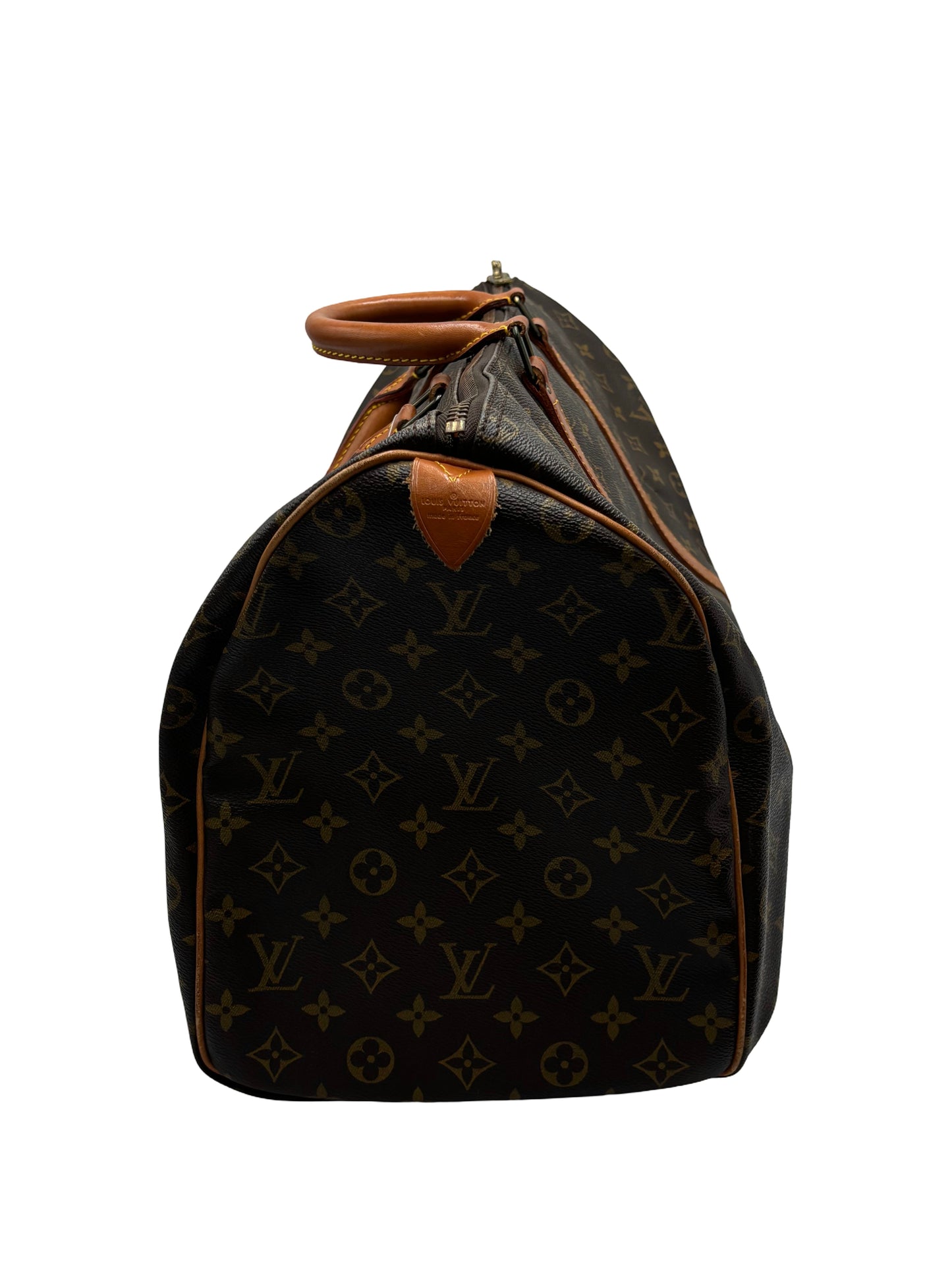 Louis Vuitton Keepall Monogram Canvas, Brown, Canvas, Travel Bag