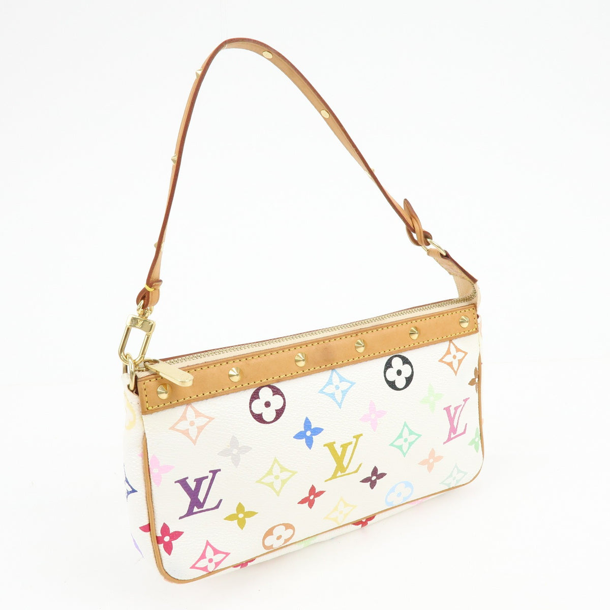Louis Vuitton Pochette Accessoires Monogram Multicolor, Multicolour, Canvas, Clutch