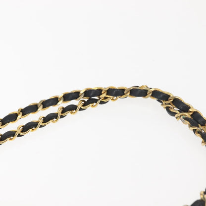 Chanel Vintage Square Classic Double Flap Bag Quilted Leather, BLACK, LEATHER, Shoulder bag