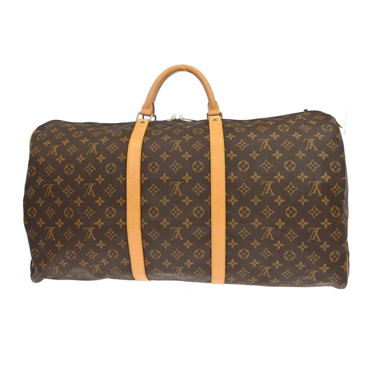 Louis Vuitton Keepall Monogram Canvas, Brown, Canvas, Travel Bag