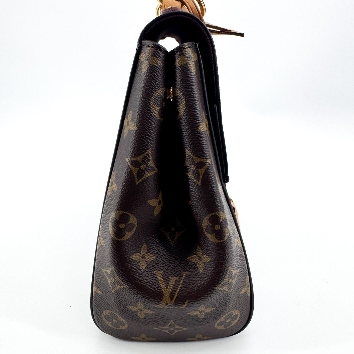 Louis Vuitton Cluny Top Handle Monogram Canvas, Brown, Canvas, Handbag