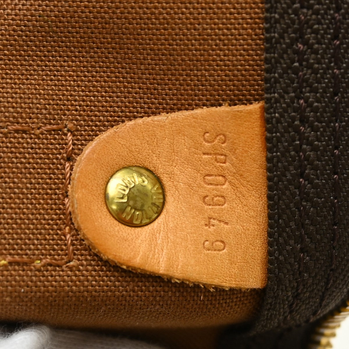 Louis Vuitton Keepall Monogram Canvas, Brown, Canvas, Travel Bag