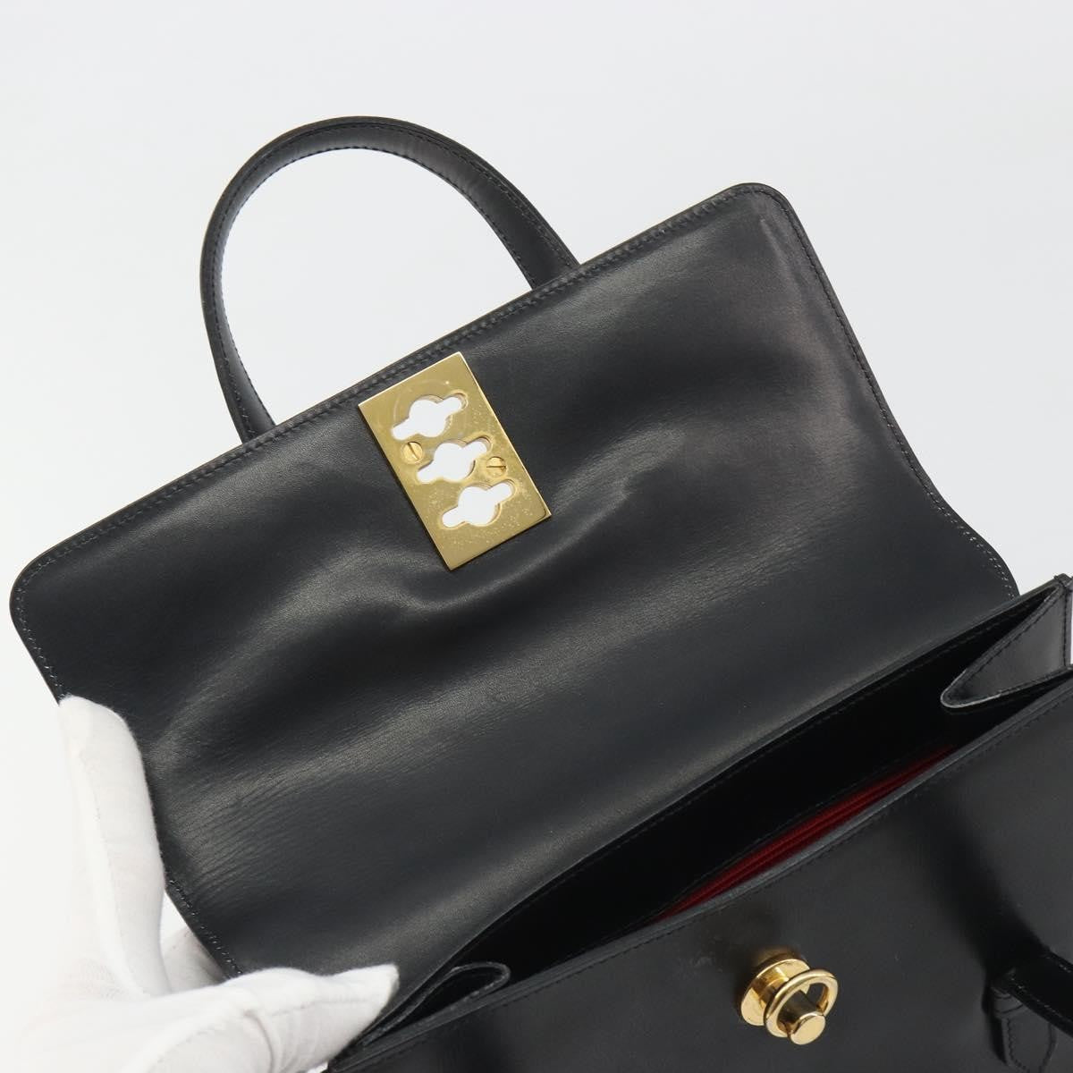 Celine Handbag Leather, Black, Leather, Handbag