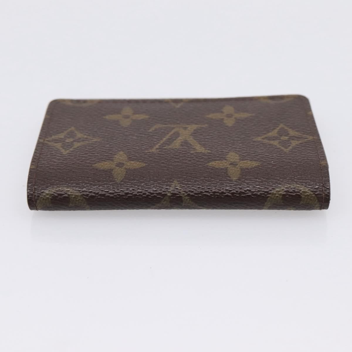 Louis Vuitton Bifold Card Case Canvas, Brown, Canvas, Clutch