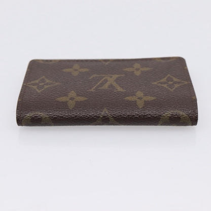 Louis Vuitton Bifold Card Case Canvas, Brown, Canvas, Clutch