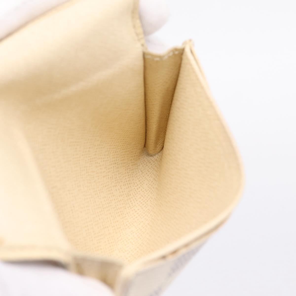 Louis Vuitton Envelope Business Card Holder Damier, White, Canvas, Card Holder