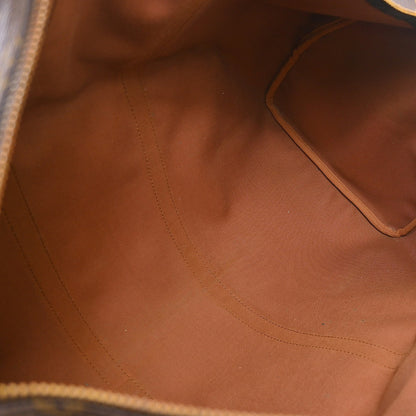 Louis Vuitton Keepall Monogram Canvas, Brown, Canvas, Travel Bag