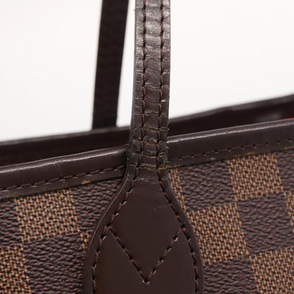 Louis Vuitton Neverfull Damier, Brown, Canvas, Tote Bag