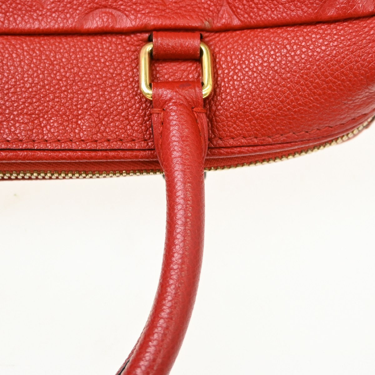 Louis Vuitton Speedy Bandouliere NM Monogram Empreinte Leather, Red, Leather, Handbag