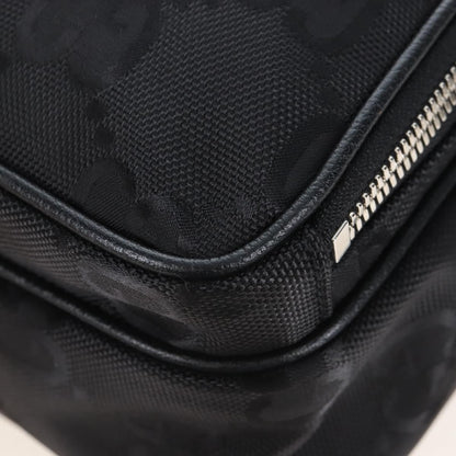 Gucci Off the Grid Messenger GG Econyl, Black, Canvas, Handbag