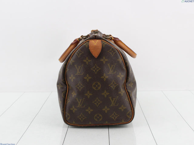 Louis Vuitton Speedy Monogram Canvas, Brown, Canvas, Handbag