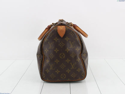 Louis Vuitton Speedy Monogram Canvas, Brown, Canvas, Handbag