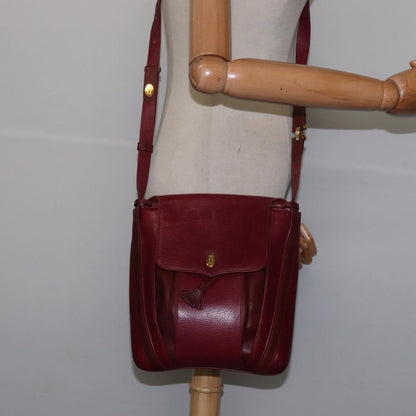 Cartier Must de Cartier Leather, Burgundy, Leather, Bag