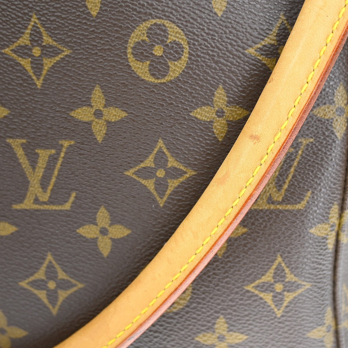 Louis Vuitton Looping Monogram Canvas, Brown, Canvas, Handbag