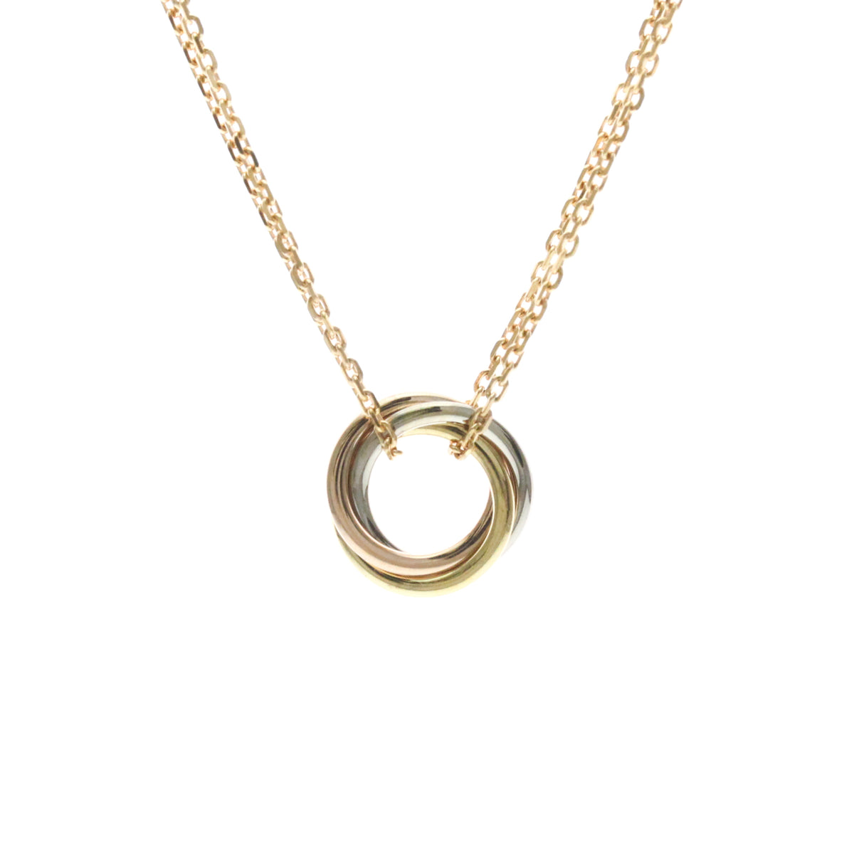 Cartier Trinity Choker 18K Tricolor Gold, Gold, Gold, Necklace