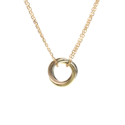 Cartier Trinity Choker 18K Tricolor Gold, Gold, Gold, Necklace