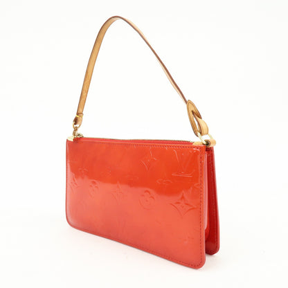 Louis Vuitton Lexington Pochette Monogram Vernis, Red, Patent Leather, Clutch