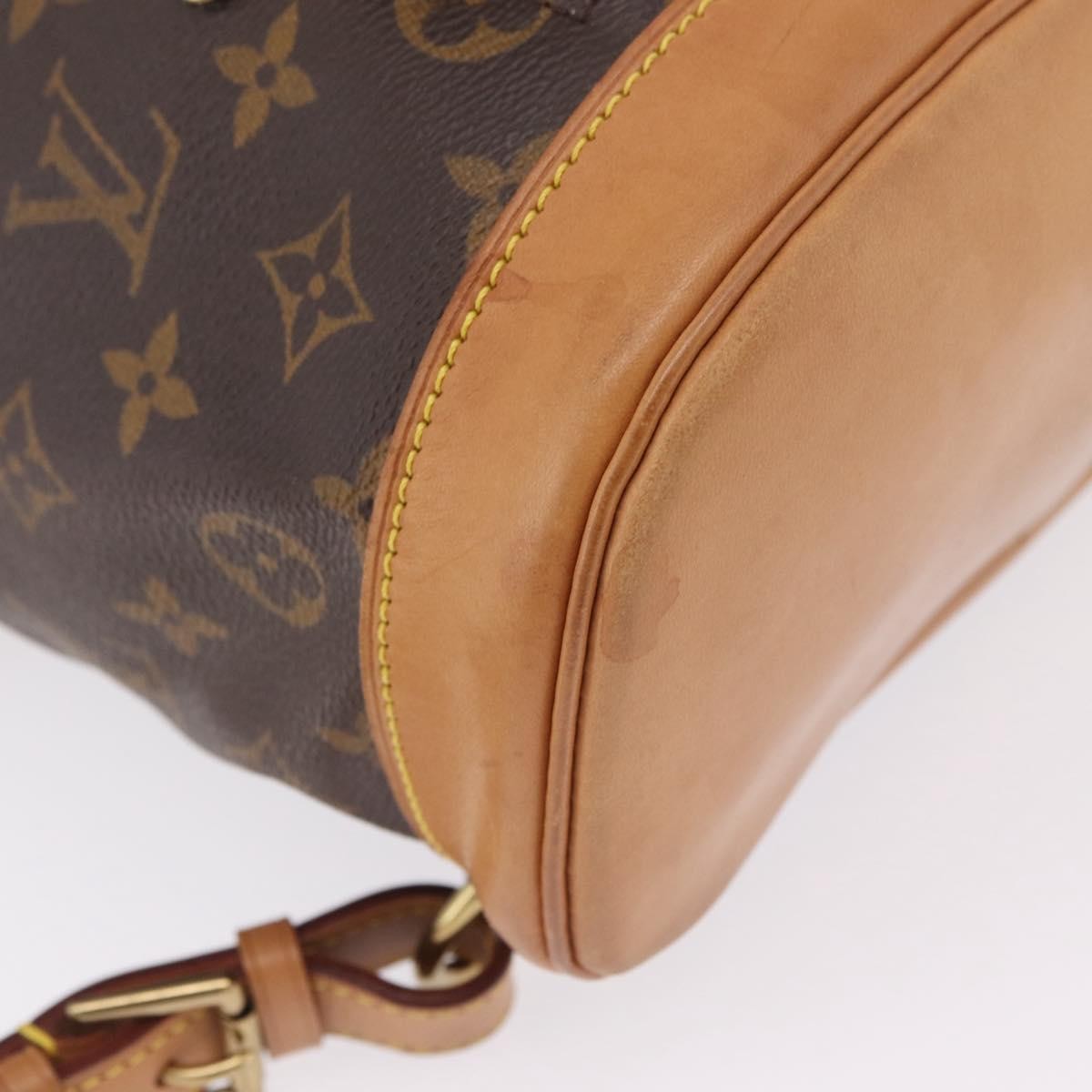 Louis Vuitton Vintage Montsouris Monogram Canvas, Brown, Canvas, Backpack