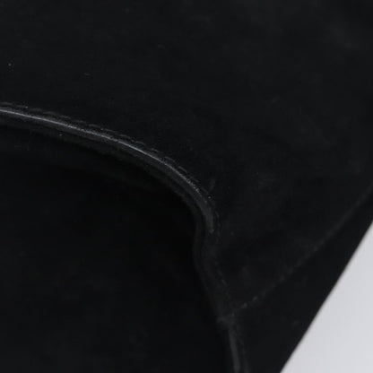 Salvatore Ferragamo Vala Suede, Black, Suede, Shoulder Bag
