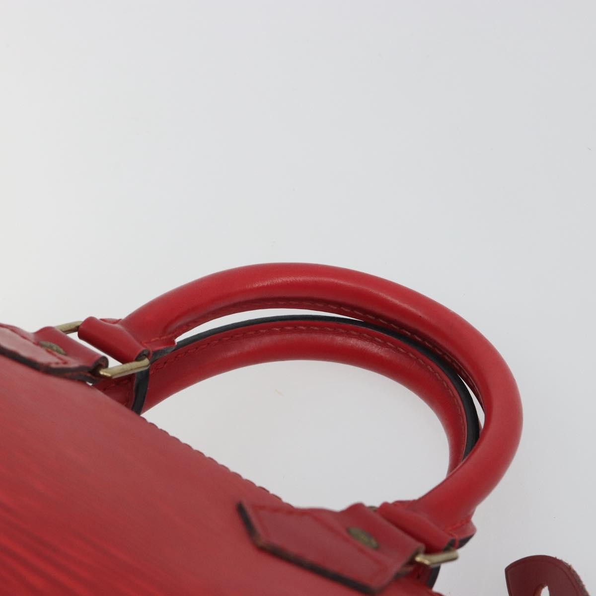 Louis Vuitton Speedy Epi Leather, Red, Leather, Handbag