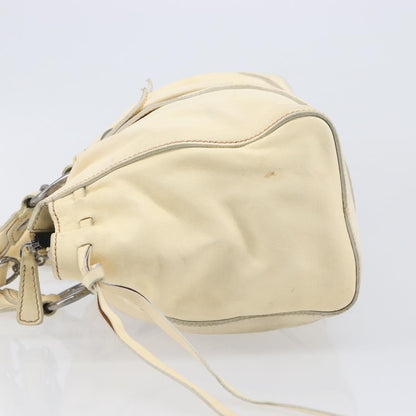 Miu Miu Vitello Lux Leather, Beige, Leather, Handbag