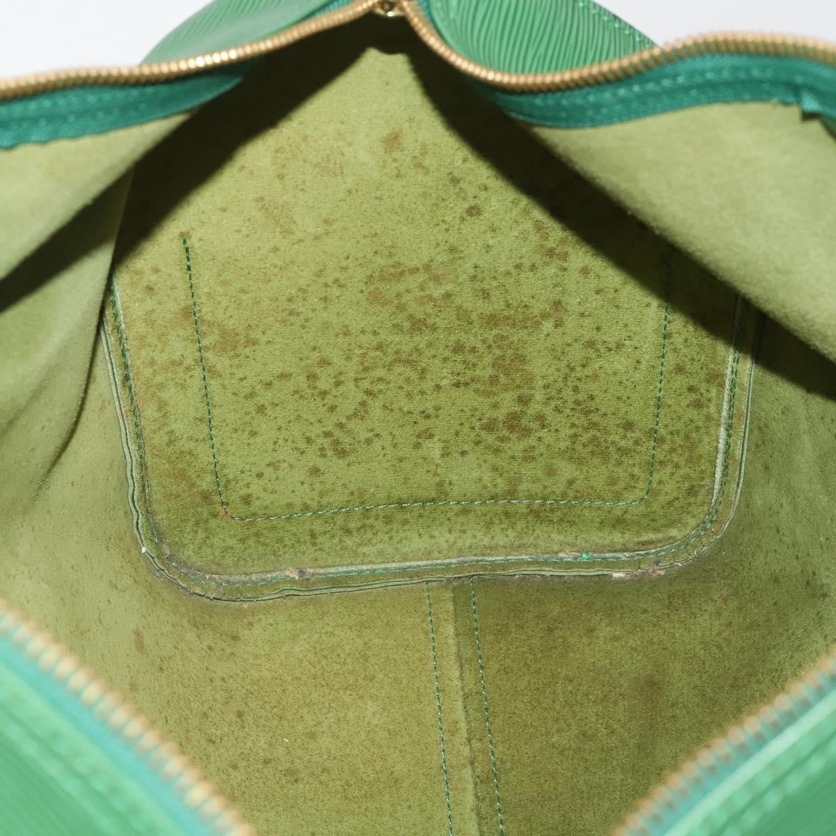Louis Vuitton Keepall Bag Epi Leather, Green, Leather, Travel Bag