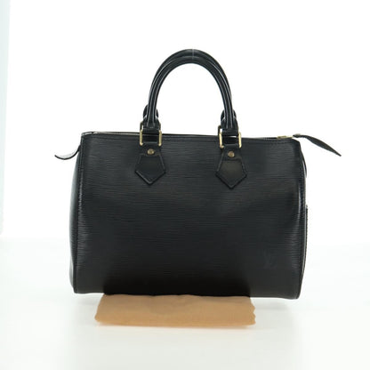 Louis Vuitton Speedy Epi Leather, Black, Leather, Handbag